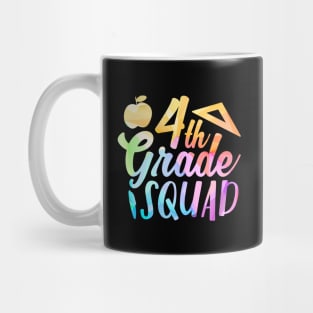 Colorful 4th Grade Squad Fourth Grade Team Mug